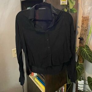 Brandy Melville Black button down